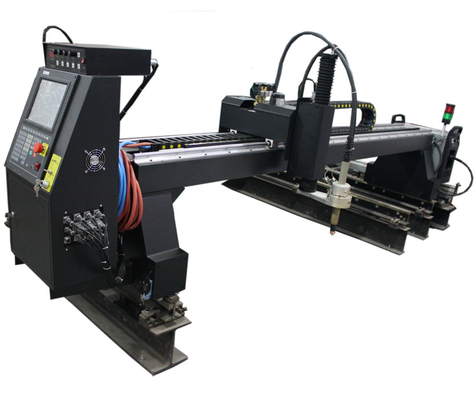 Черная машина кислородной резки плазмы CNC портала для металлического листа