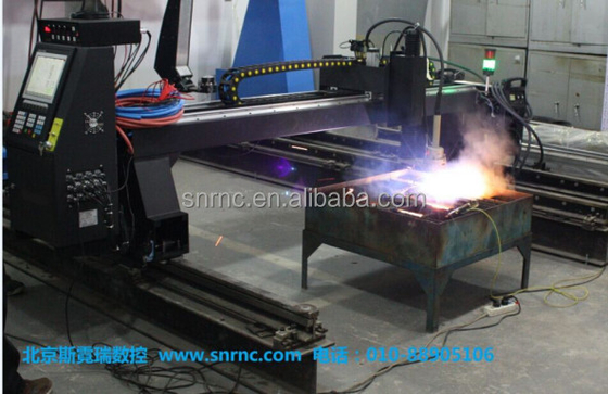 Черная машина кислородной резки плазмы CNC портала для металлического листа